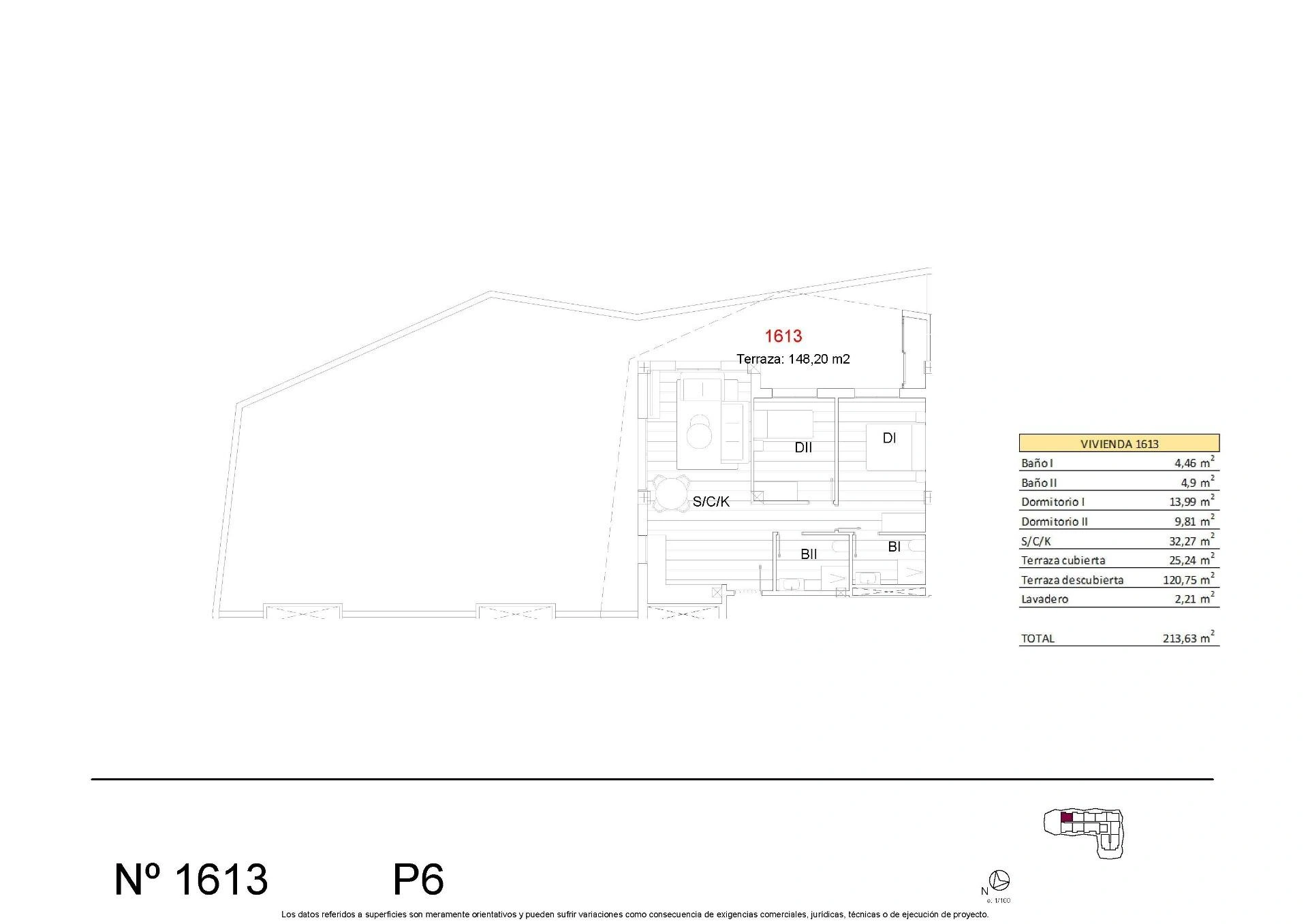 Penthouse for sale in San Miguel De Salinas