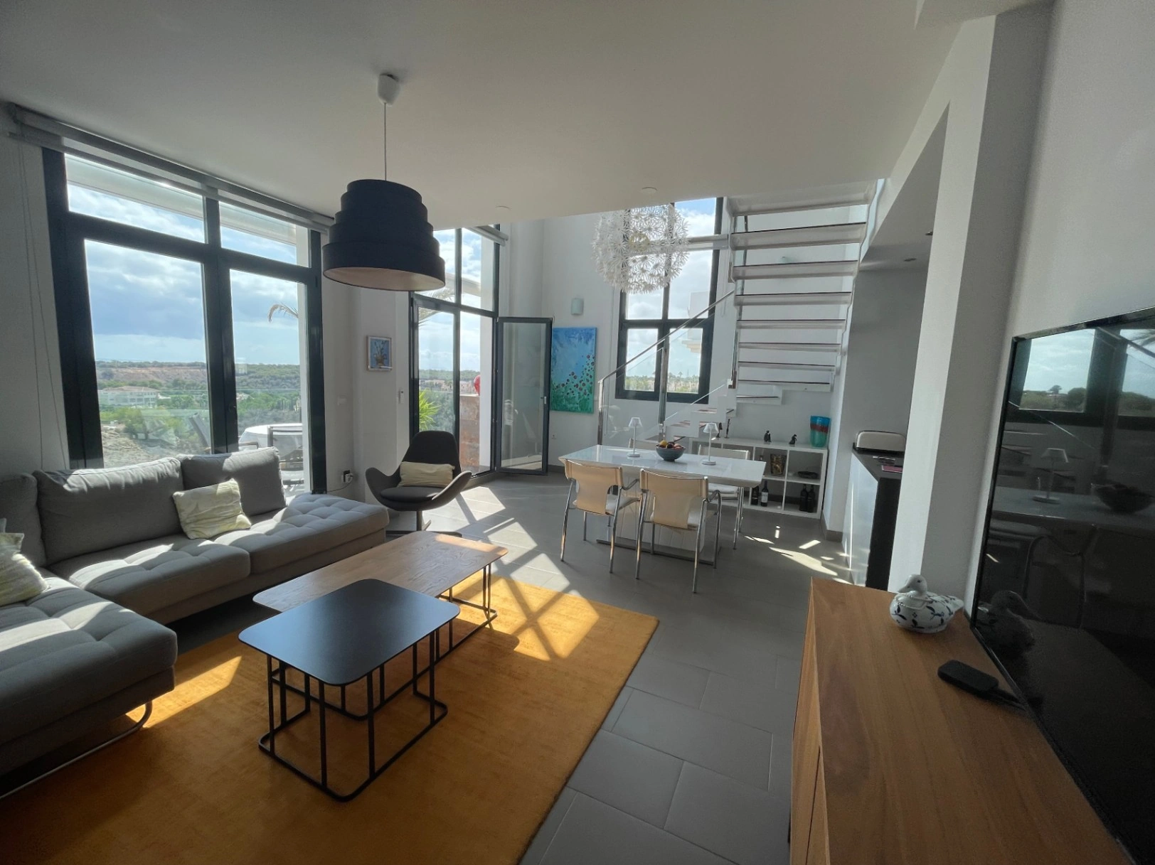 Luxe Duplex Penthouse met Uitzicht op Zee bij Las Ramblas Golf, Orihuela Costa