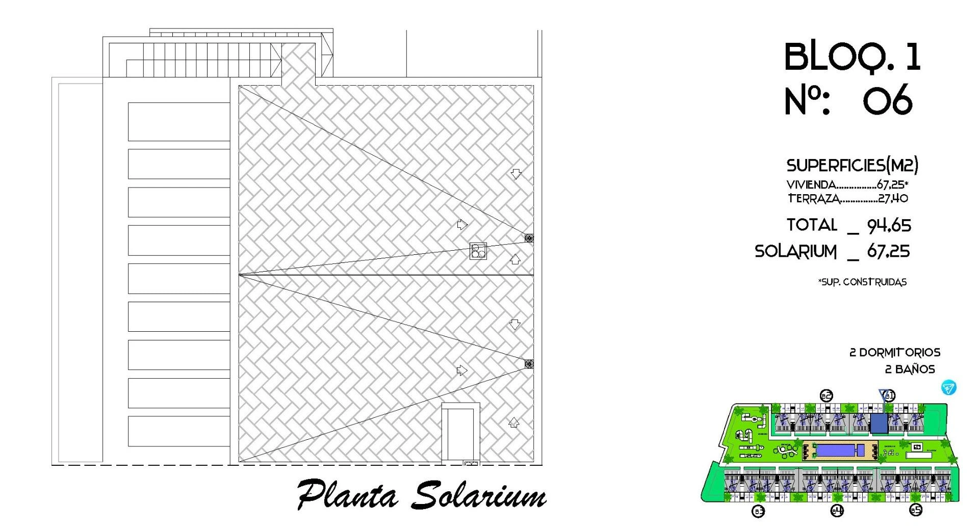 Bungalow til salg i Algorfa