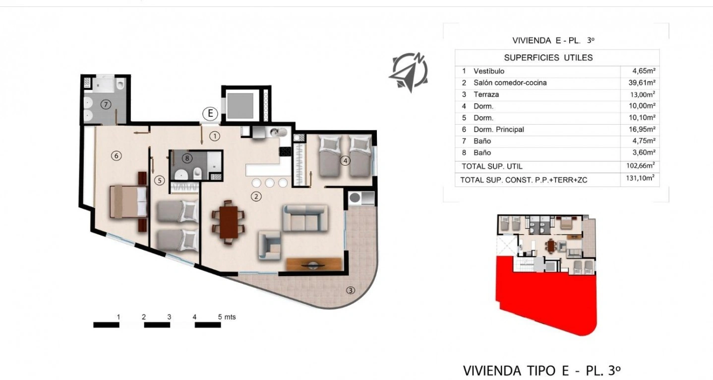 Deluxe Apartment te verkoop in Playa Del Cura