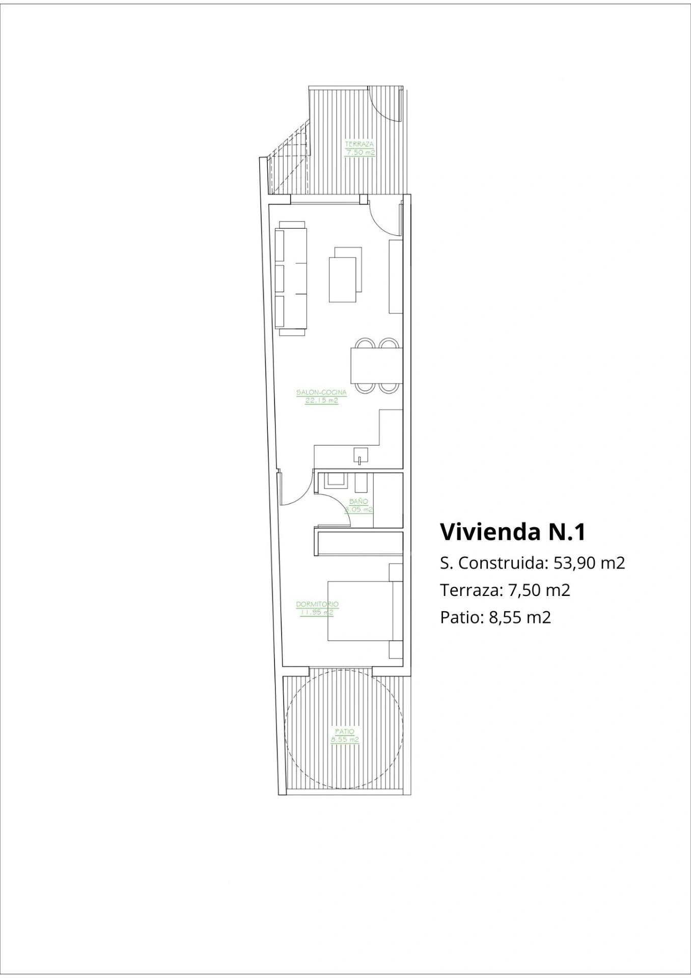 Bungalow for sale in San Pedro Del Pinatar