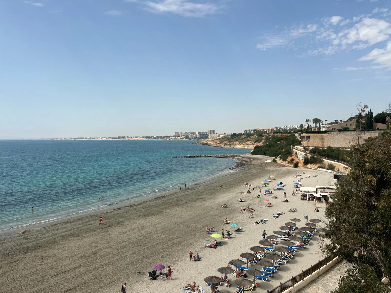 Cabo Roig Beachside Apartment walking to beach
