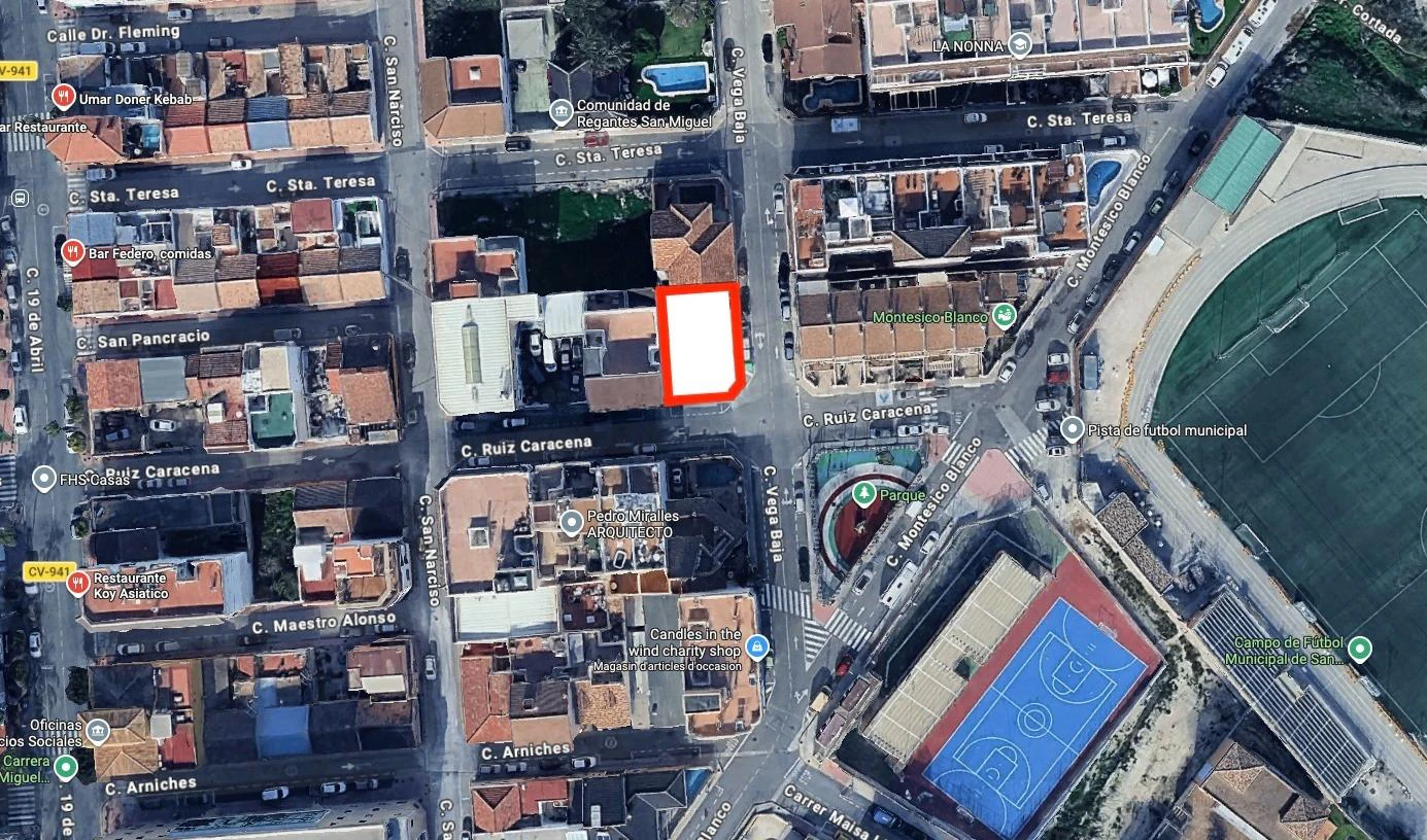 Parcela en venta en San Miguel De Salinas