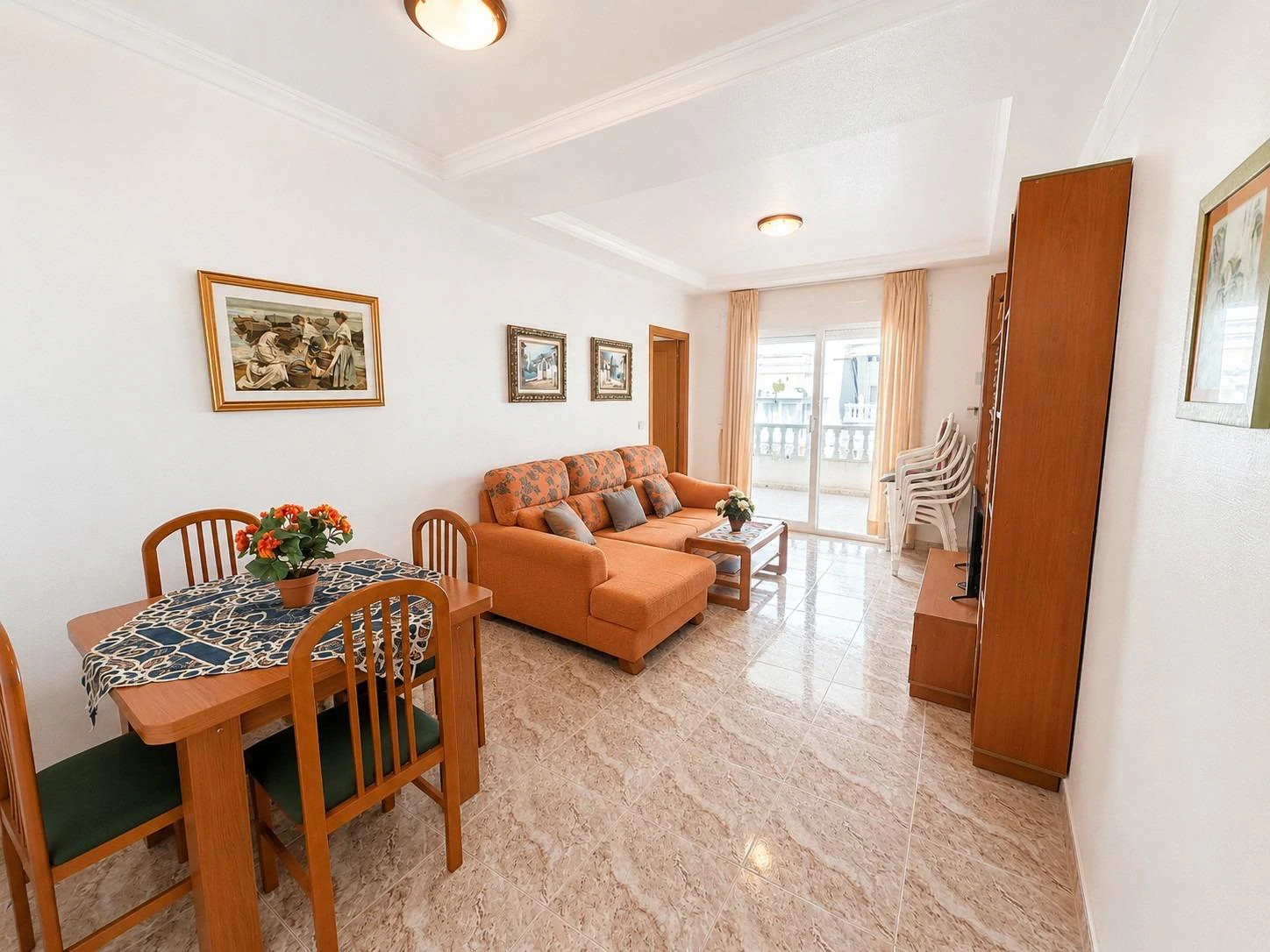 Opportunity for 2 bedrooms with enclosed garage.
