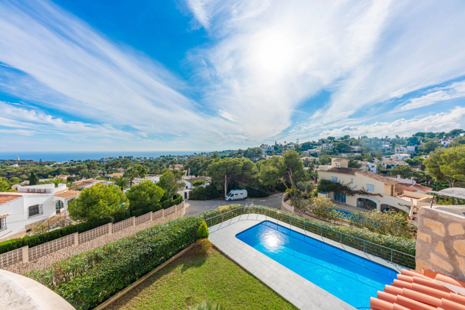 Villa Ibiza style en Balcón al mar con vistas al mar