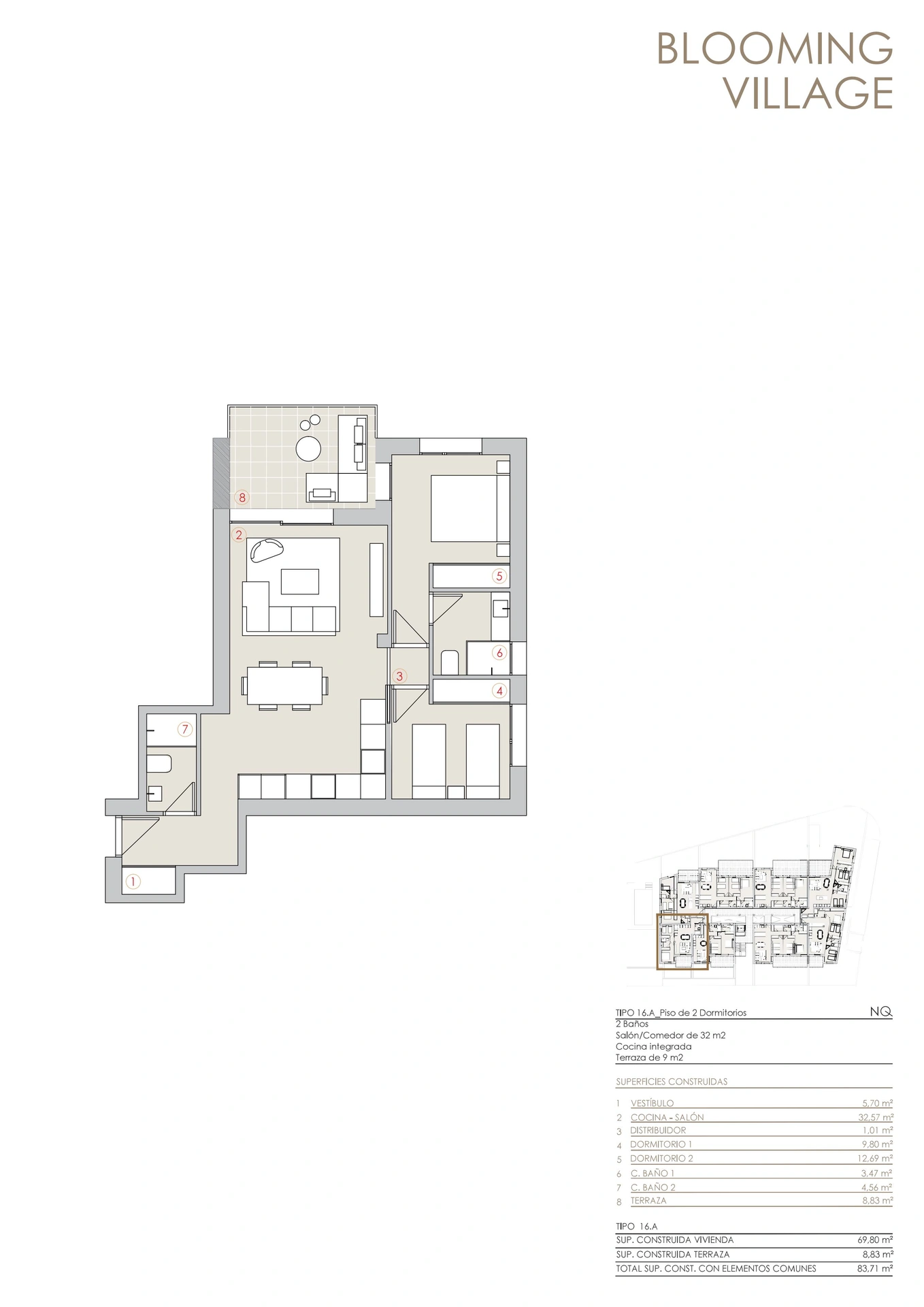 Apartamento de obra nueva en Blooming Village Jávea.