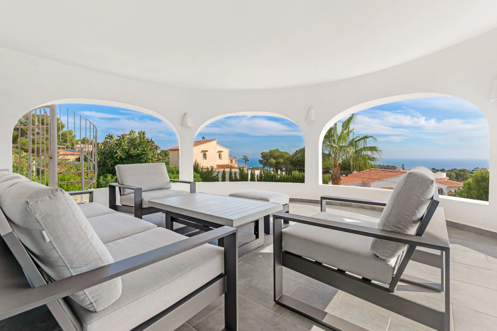 Villa Ibiza style en Balcón al mar con vistas al mar