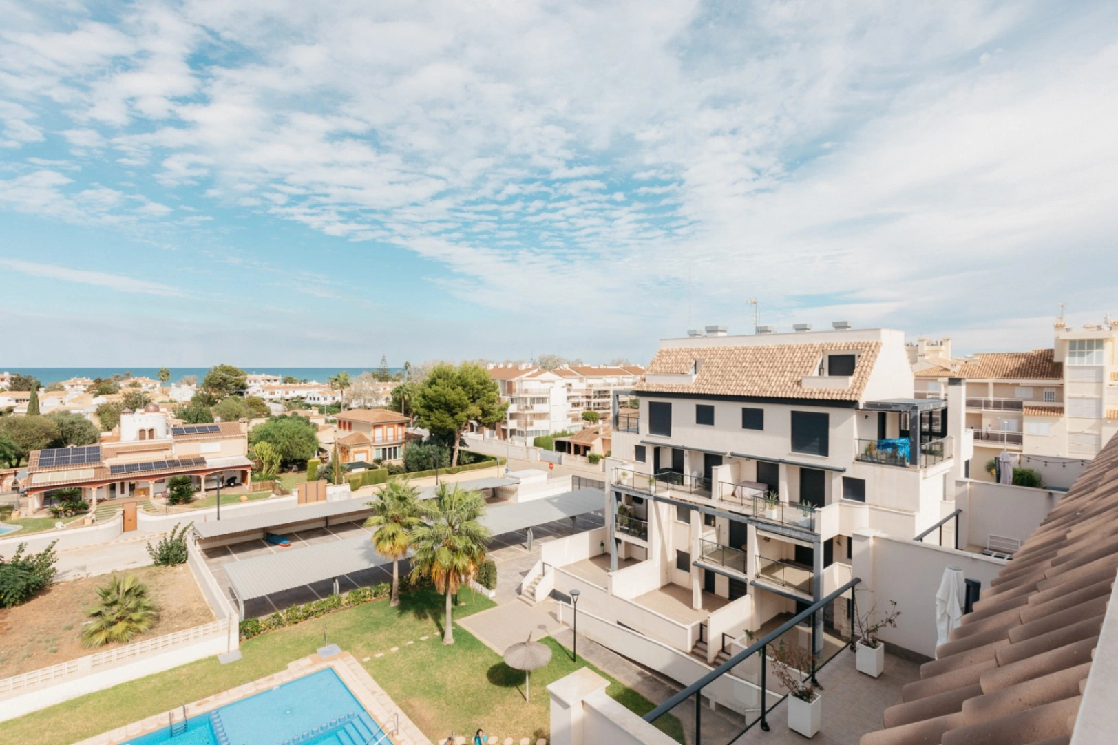 Ático con vistas al mar en Las Marinas