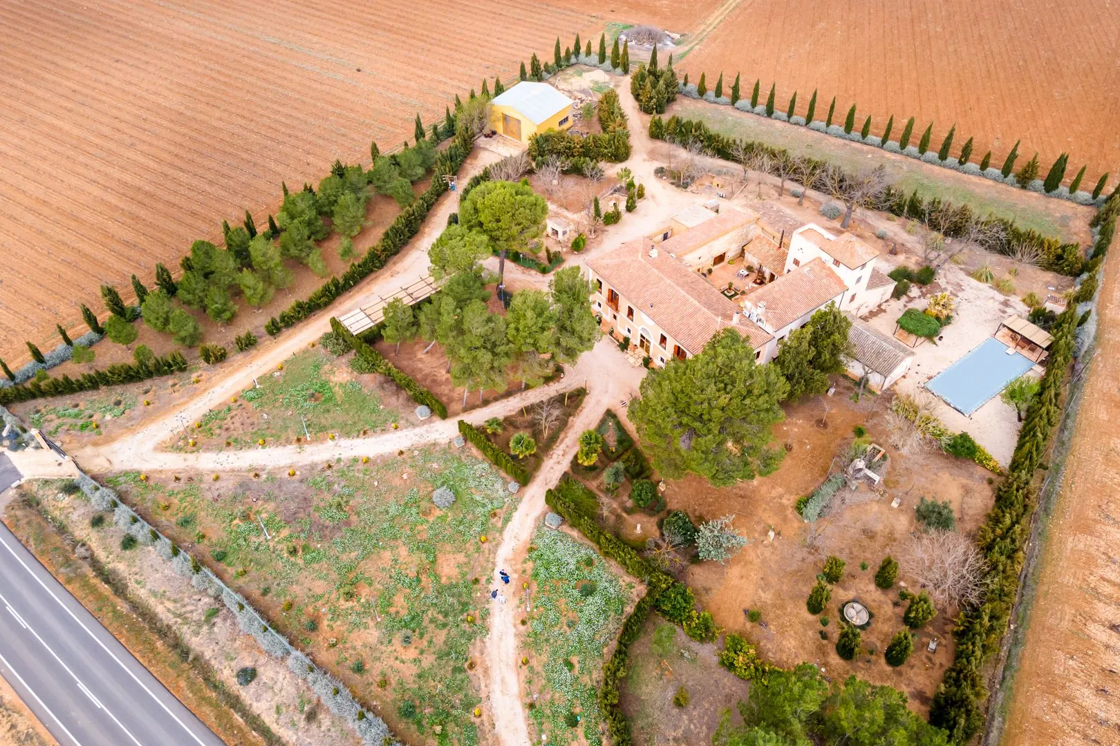 Gran Masía en Fontanars dels Alforins.