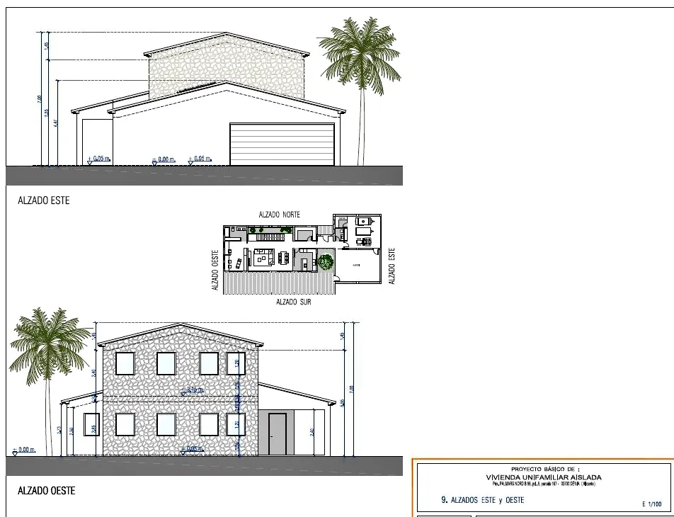 Finca en Denia con proyecto de vivienda