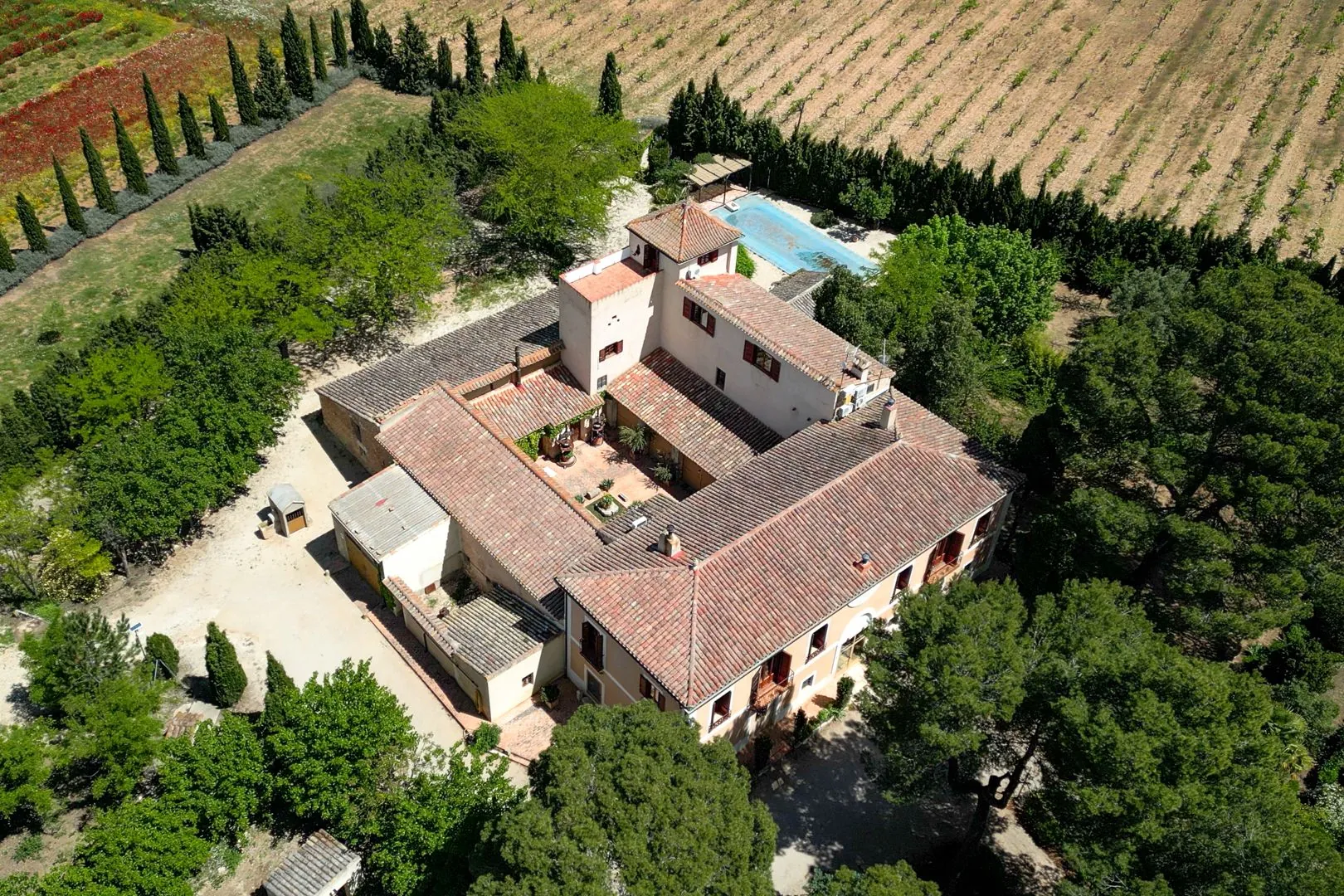 Gran Masía en Fontanars dels Alforins.