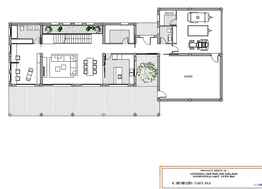 Finca en Denia con proyecto de vivienda