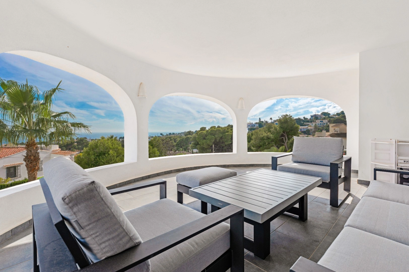 Villa Ibiza style en Balcón al mar con vistas al mar