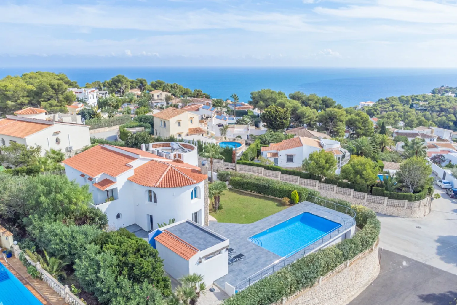 Villa Ibiza style en Balcón al mar con vistas al mar