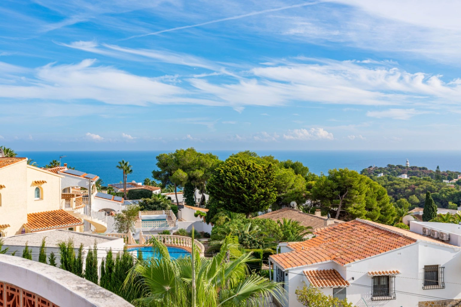 Villa Ibiza style en Balcón al mar con vistas al mar