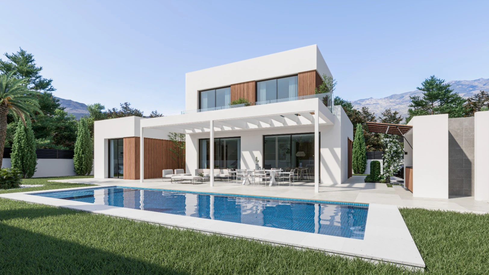 Proyecto de obra moderna en venta en Dénia