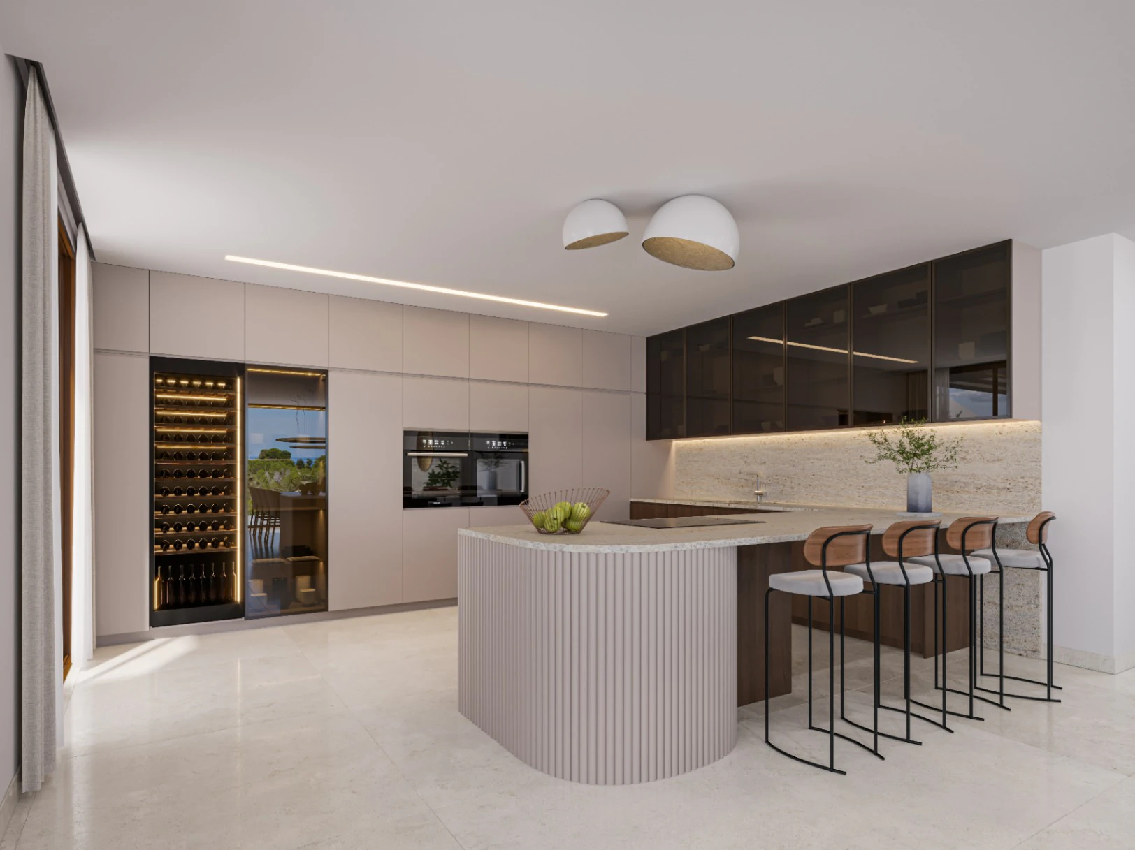 Proyecto de villa moderna con vistas al mar y al Montgó, Las Rotas, Dénia