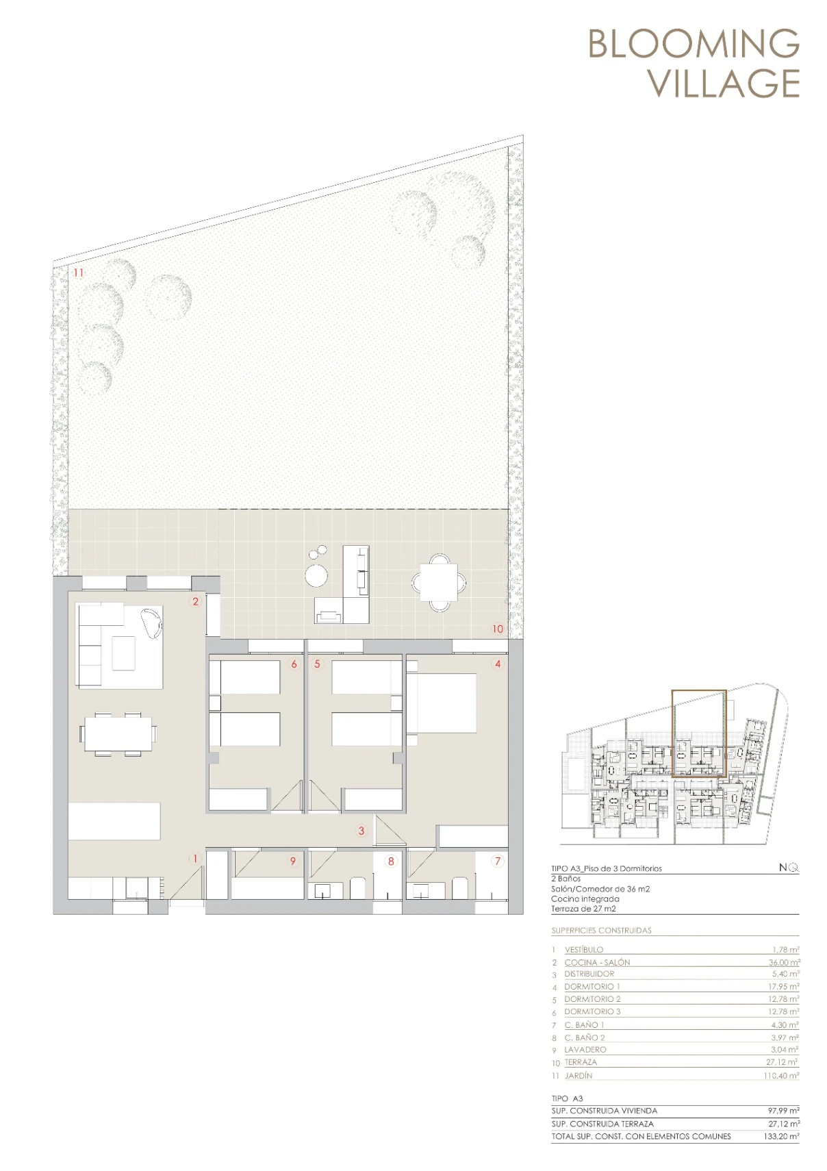 El Refugio del Sol: Apartamento Bajo con Jardín Privado y Orientación Óptima.