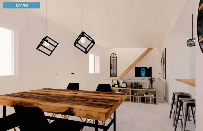CASA DE PUEBLO POR REFORMAR CON DISEÑO IBICENCO A REALIZAR