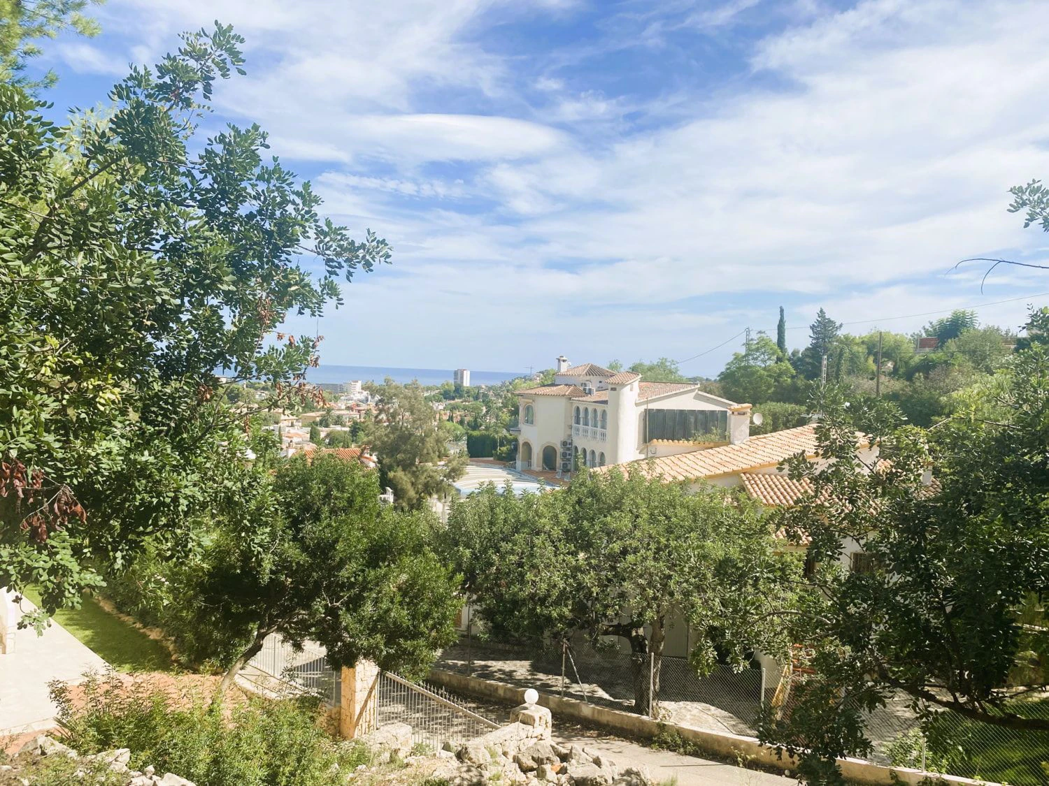 Terrain urbain avec vue sur la mer à Denia