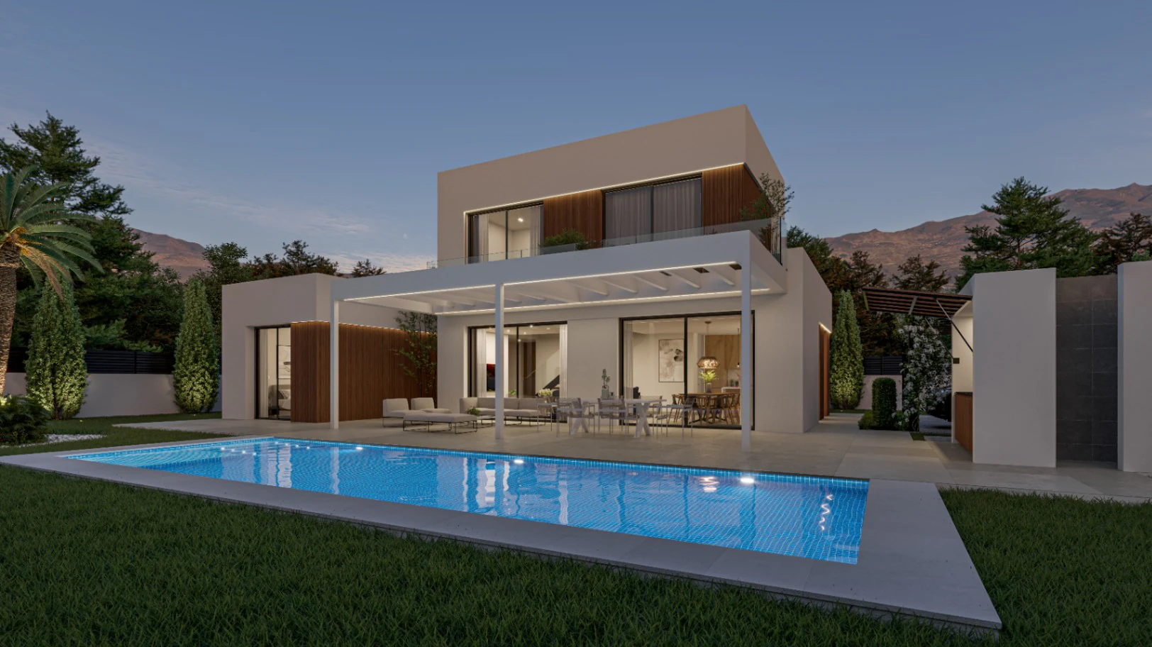 Proyecto de obra moderna en venta en Dénia