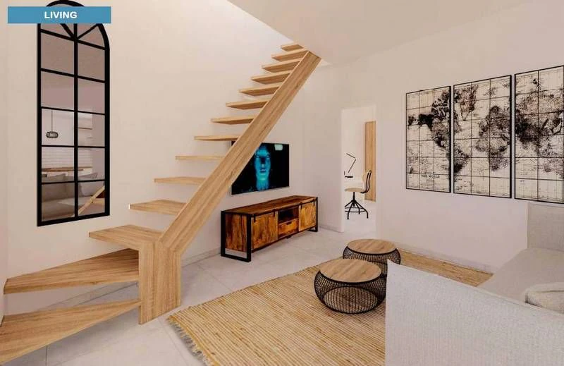 CASA DE PUEBLO POR REFORMAR CON DISEÑO IBICENCO A REALIZAR
