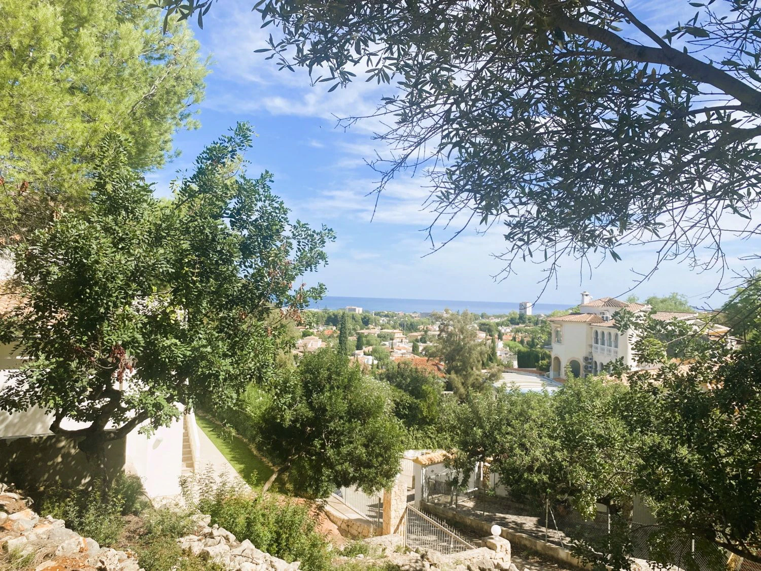 Terrain urbain avec vue sur la mer à Denia