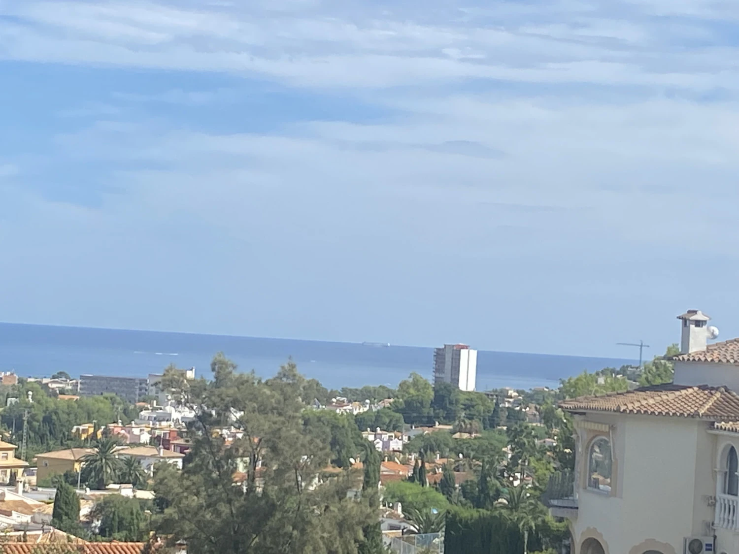 Terrain urbain avec vue sur la mer à Denia