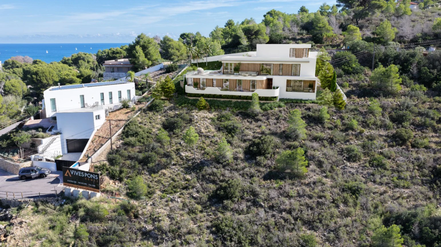 Proyecto de villa moderna con vistas al mar y al Montgó, Las Rotas, Dénia