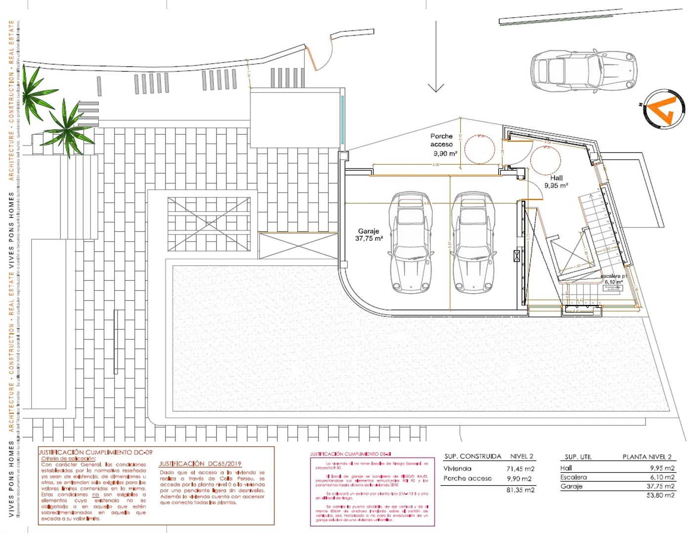Proyecto de villa moderna con vistas al mar y al Montgó, Las Rotas, Dénia