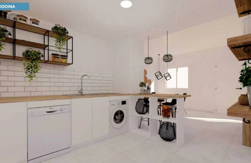 CASA DE PUEBLO POR REFORMAR CON DISEÑO IBICENCO A REALIZAR