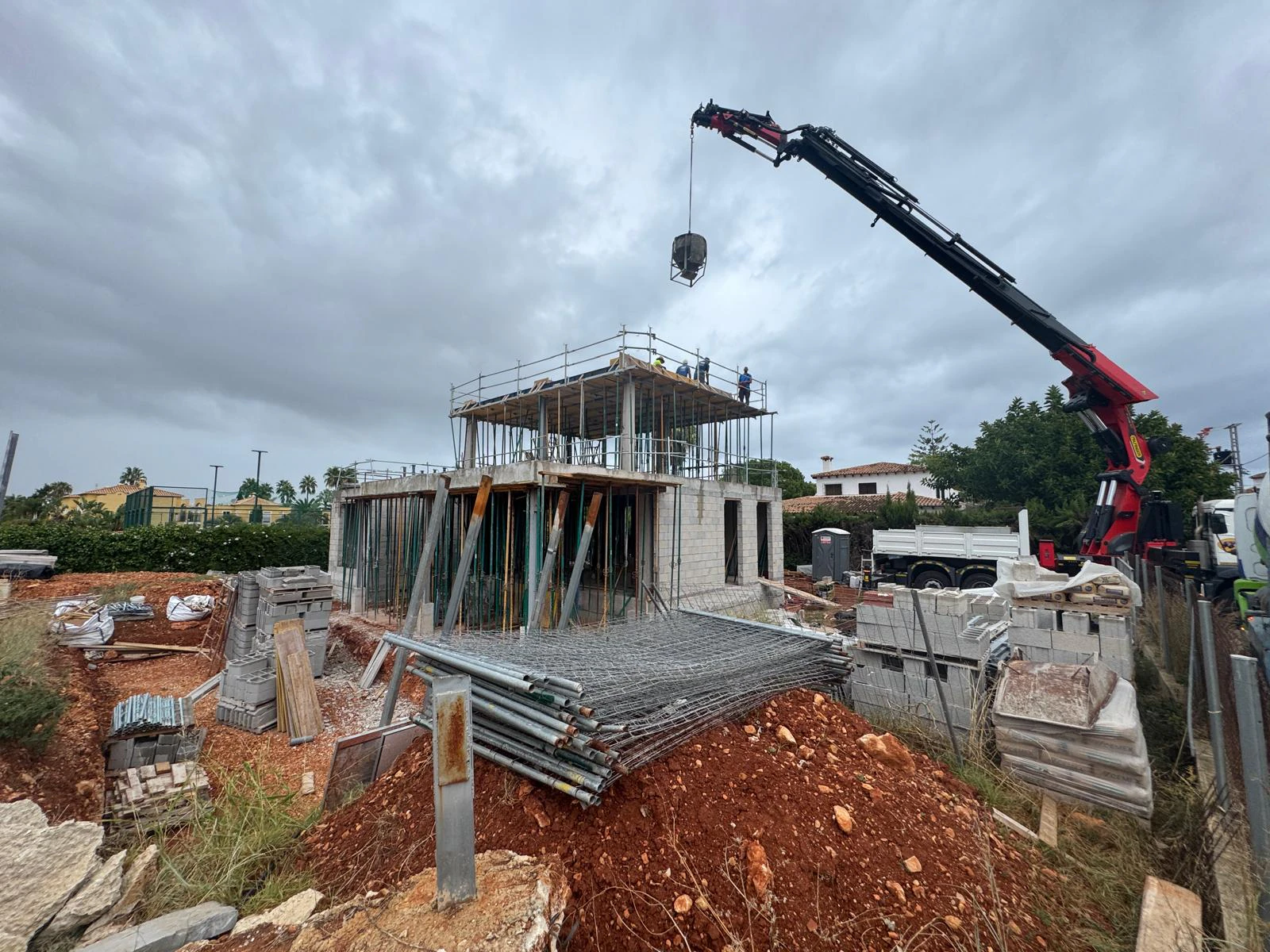 Proyecto de obra moderna en venta en Dénia