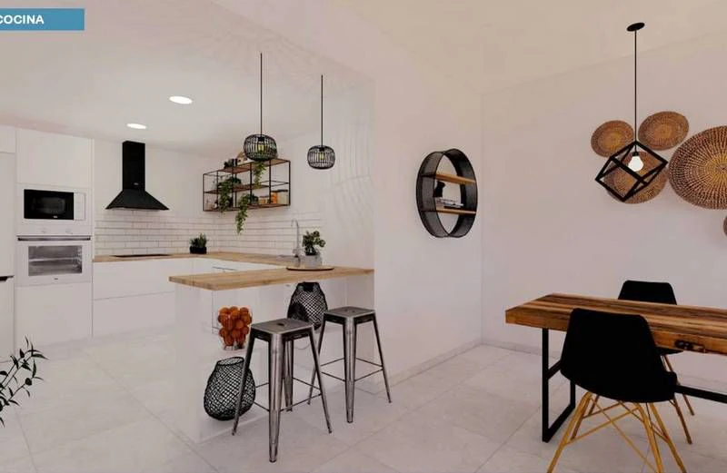 CASA DE PUEBLO POR REFORMAR CON DISEÑO IBICENCO A REALIZAR