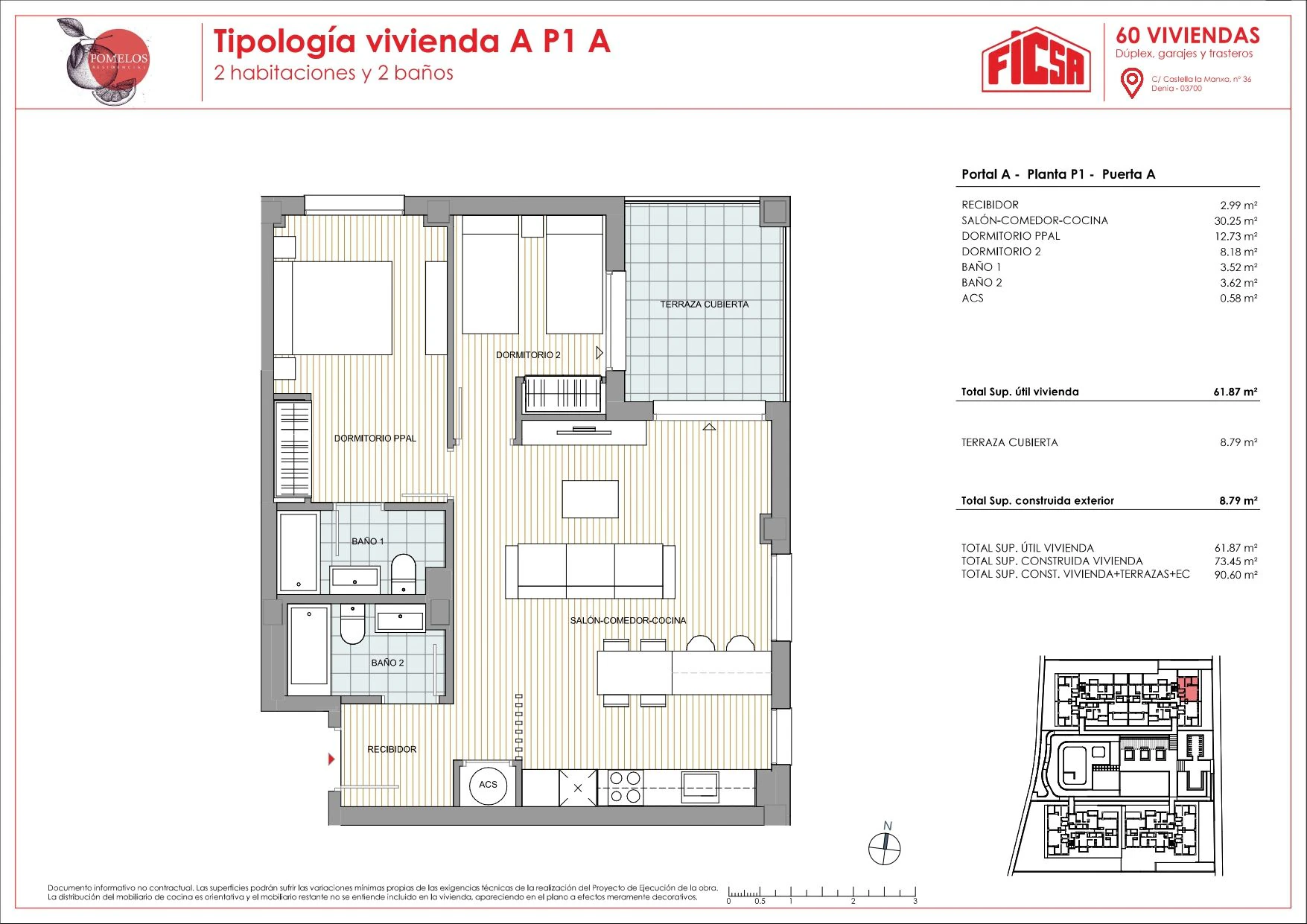 Apartamento de obra nueva en Dénia.
