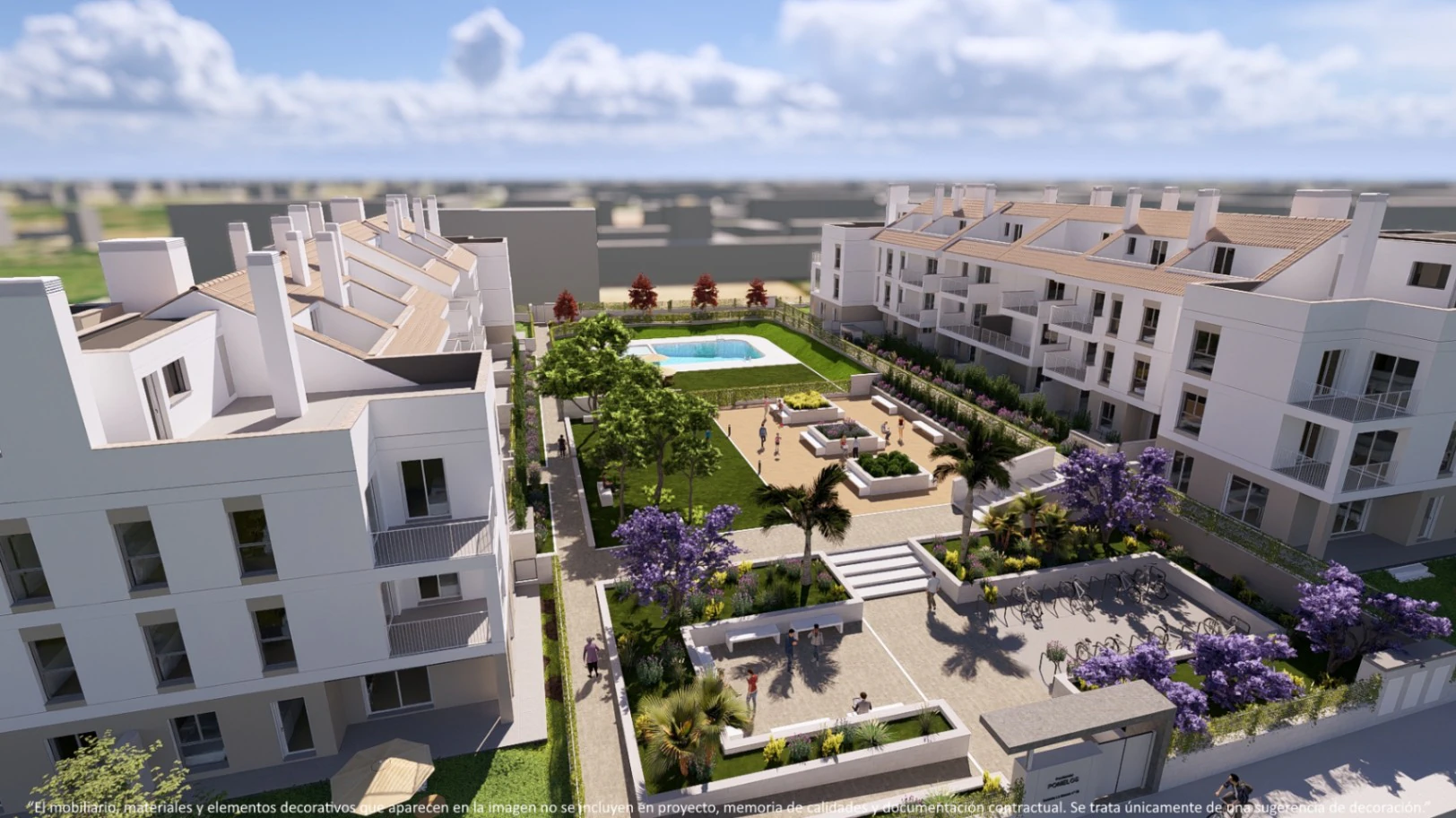 Interesante vivienda jardín en Residencial Los Pomelos.