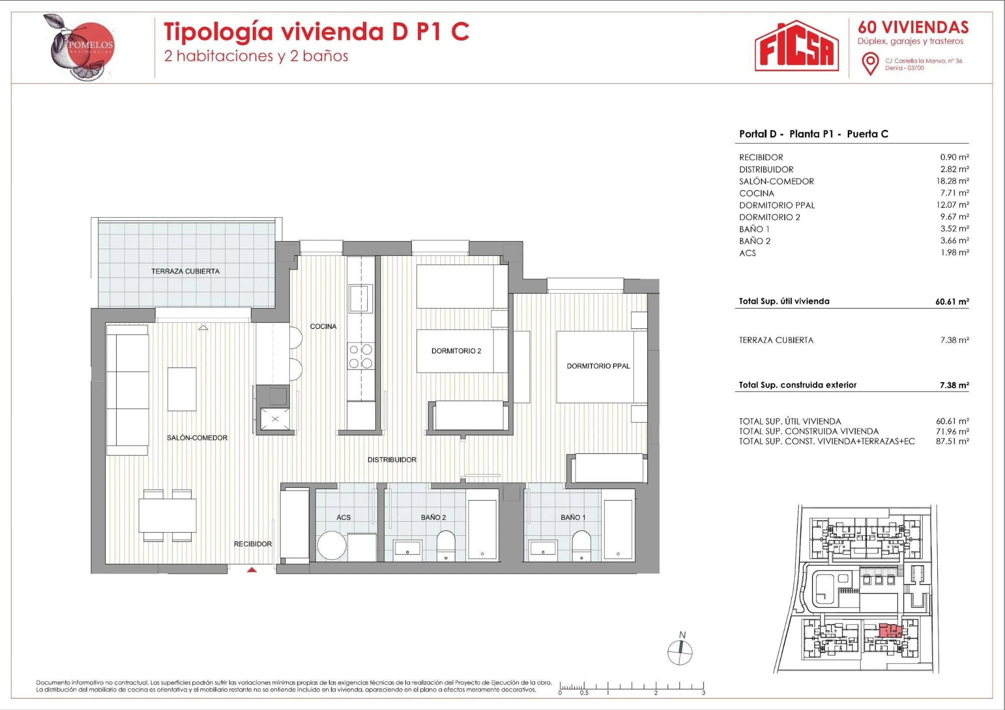 Apartamento de obra nueva en Dénia.