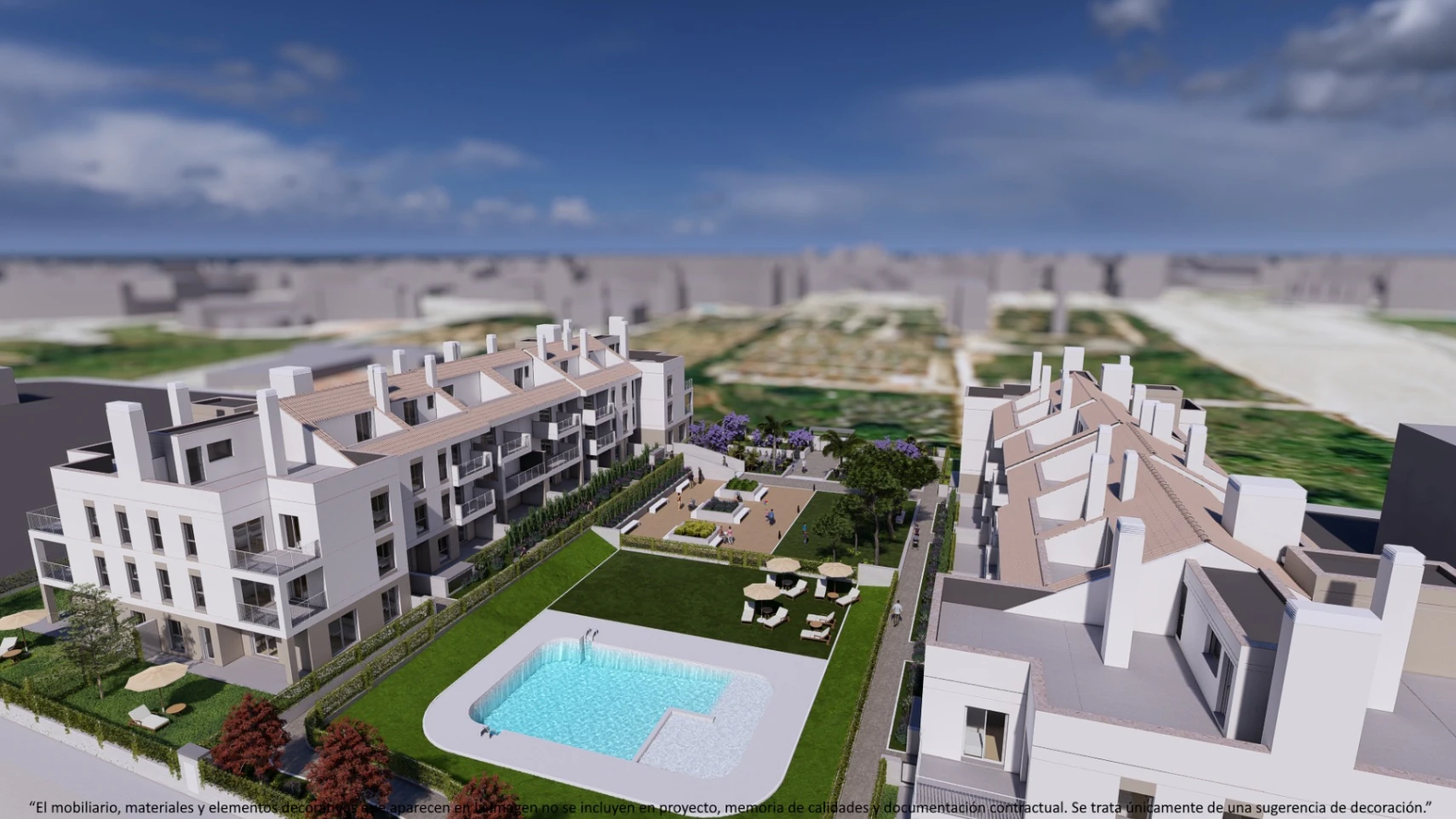 Interesante vivienda jardín en Residencial Los Pomelos.
