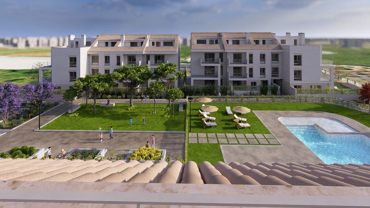 Atico de 3 habitaciones de obra nueva en Dénia.