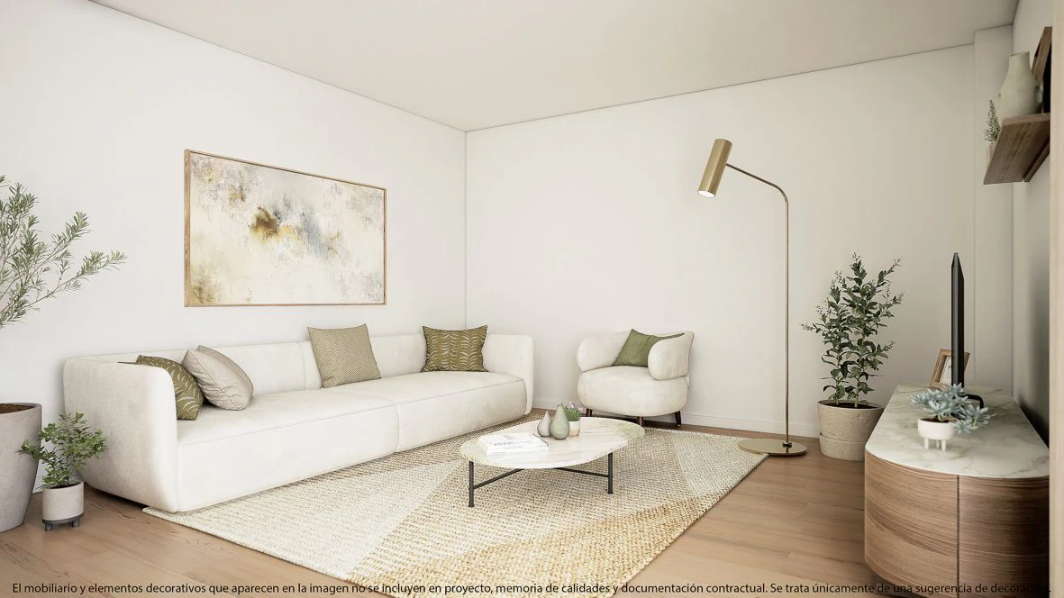 Apartamento de 2 dormitorios en Residencial Los Pomelos.
