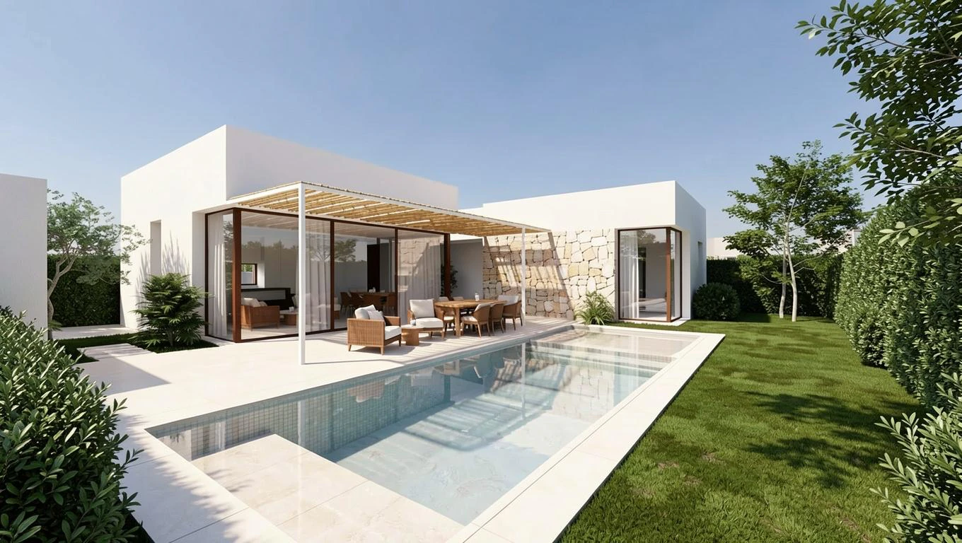 Villa con proyecto de llave en mano a un paso del centro de Dénia.
