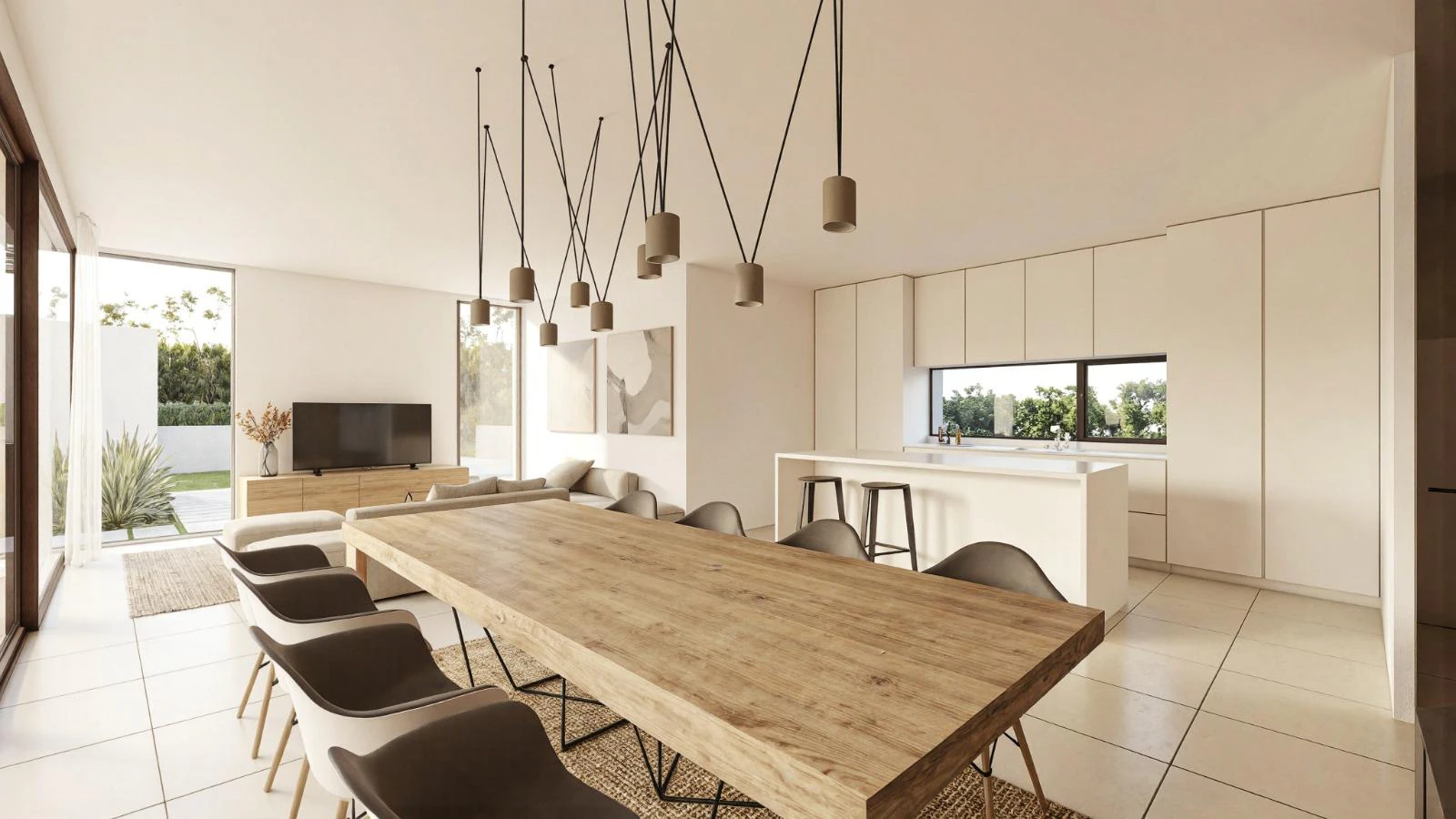 Villa de obra nueva a un paso de la ciudad.