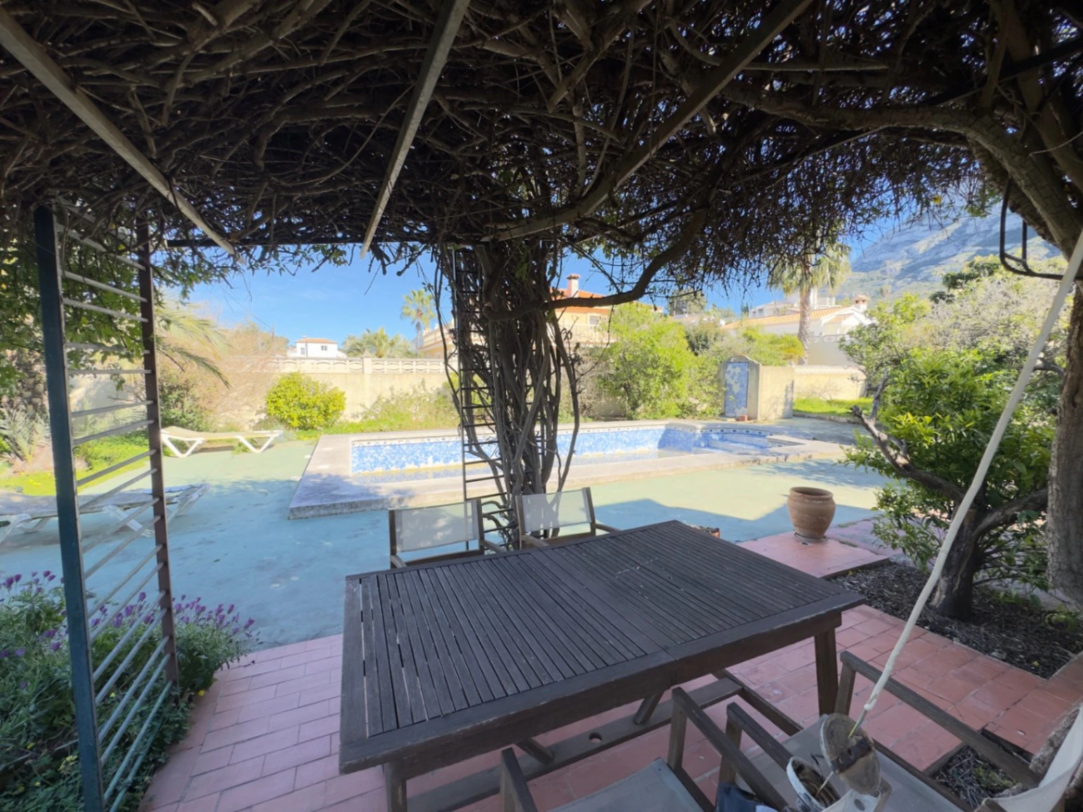 Chalet en Denia con apartamento invitados en Montgó