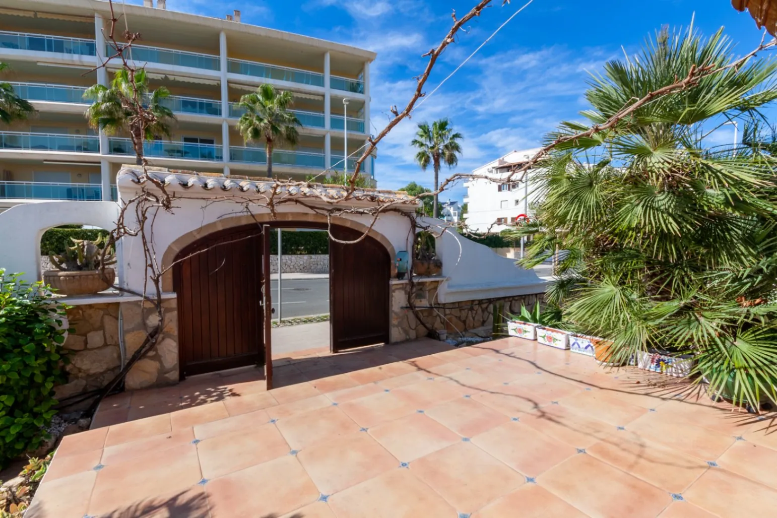 Mediterranean villa on the seafront