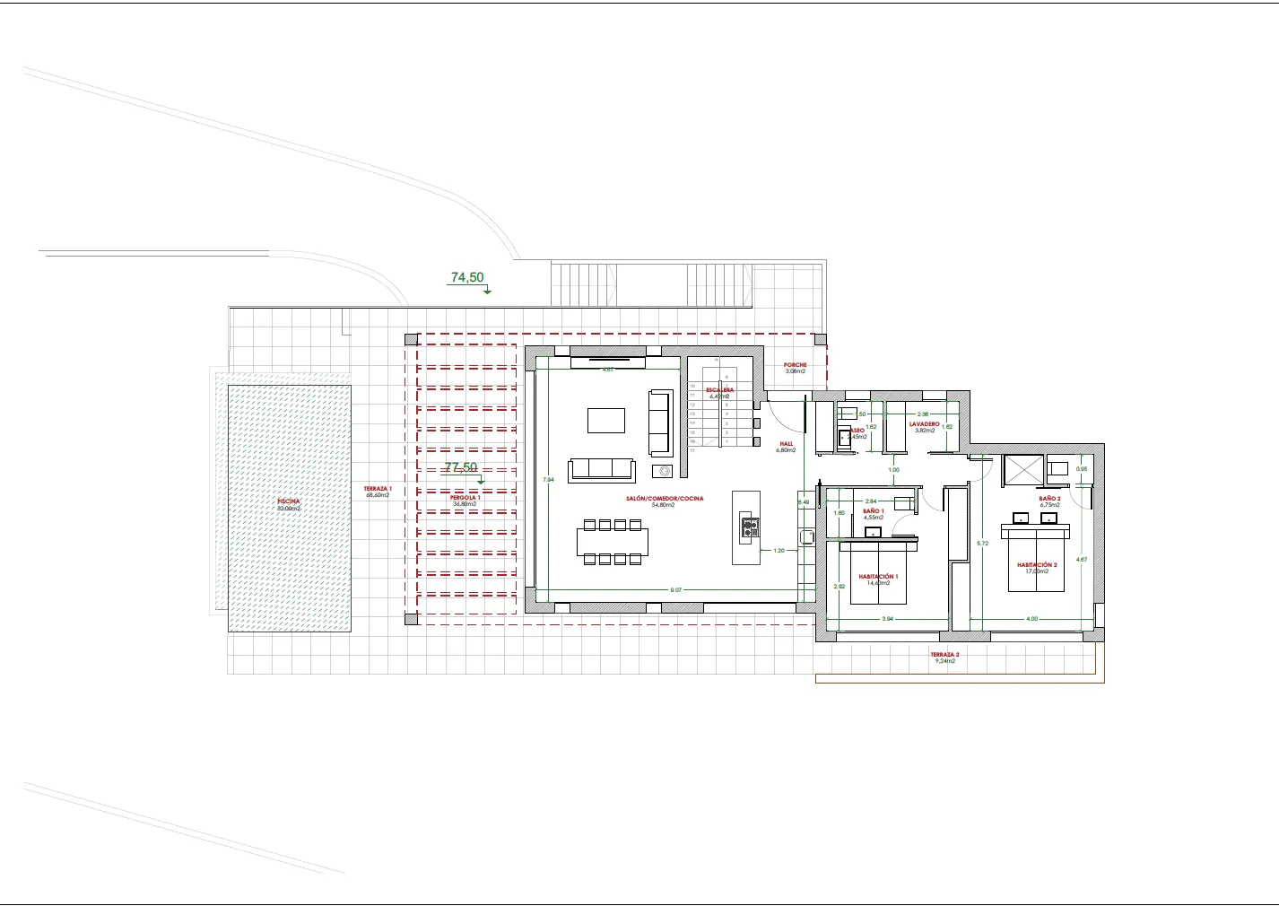 CRLN395224 - Projet Villa avec vue sur la mer à Jávea (avec licence)