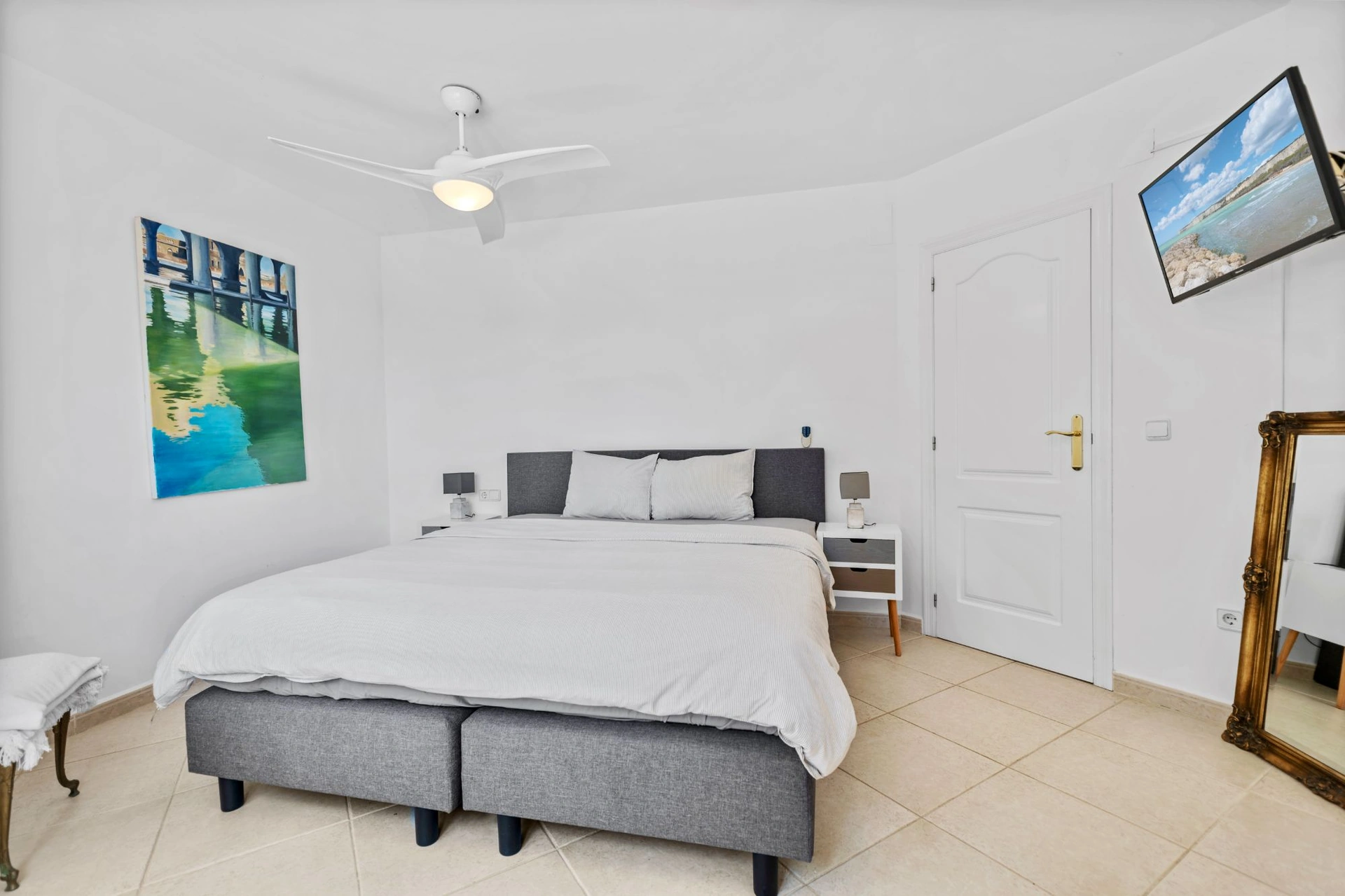 Villa con vistas al mar Mediterráneo con jacuzzi y sauna en venta en Moraira