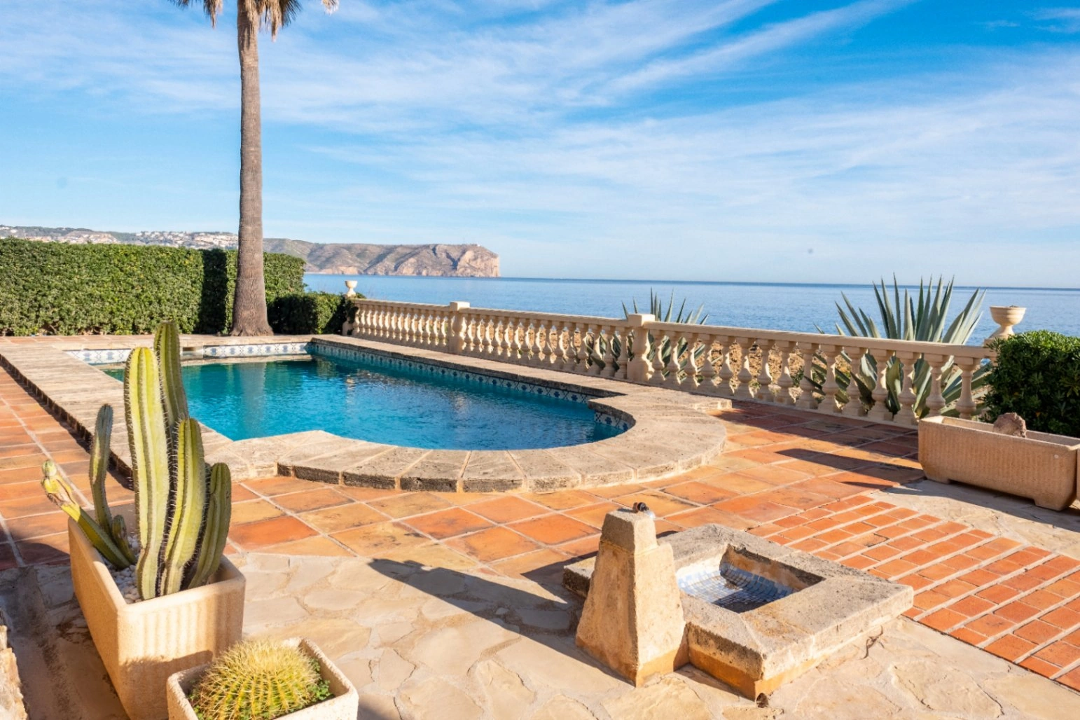 Mediterranean villa on the seafront