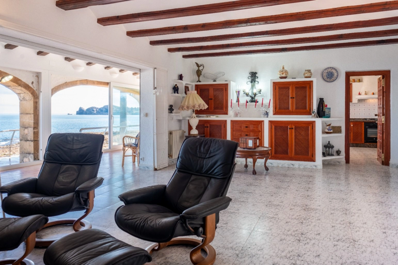 Mediterranean villa on the seafront