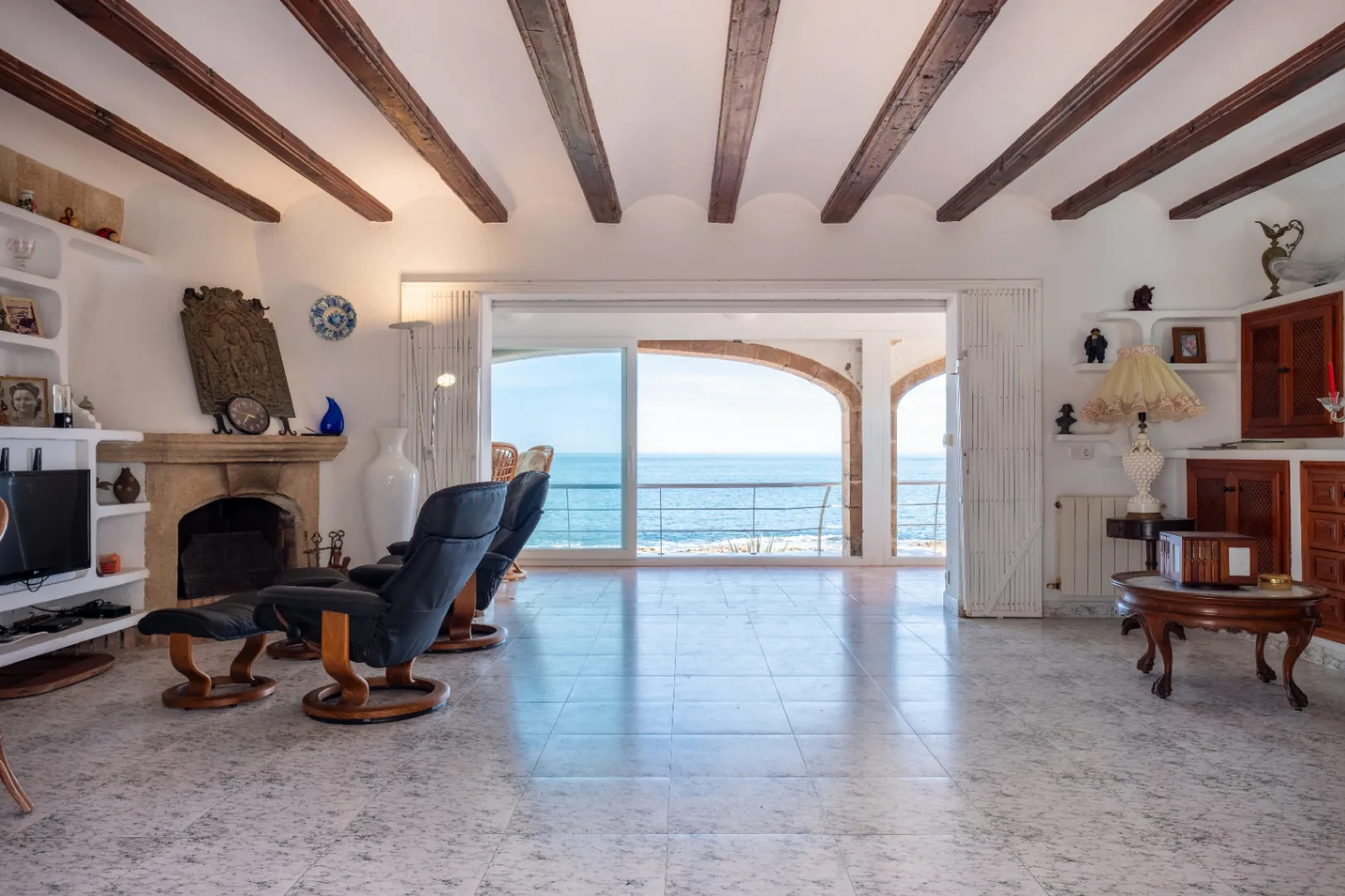 Mediterranean villa on the seafront