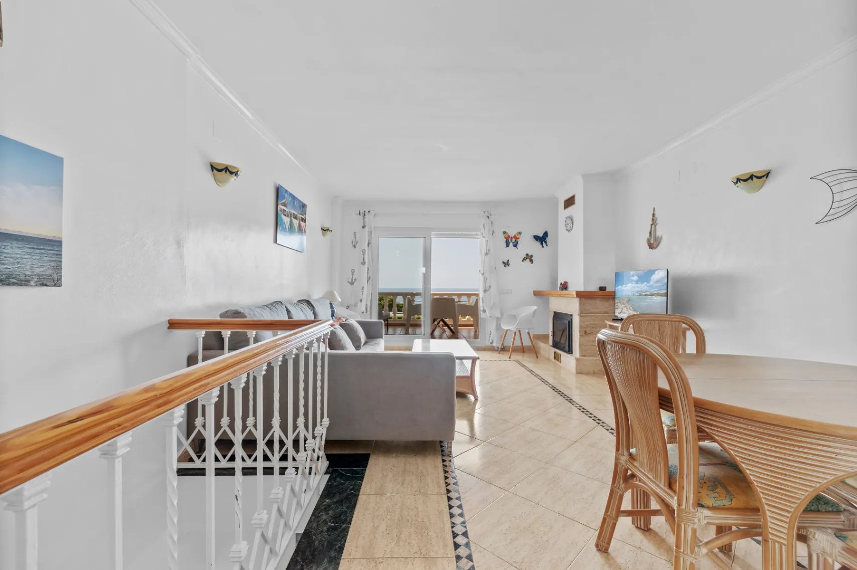 CRCB74550 - Amplio dúplex sureste con vistas al mar en venta en Moraira