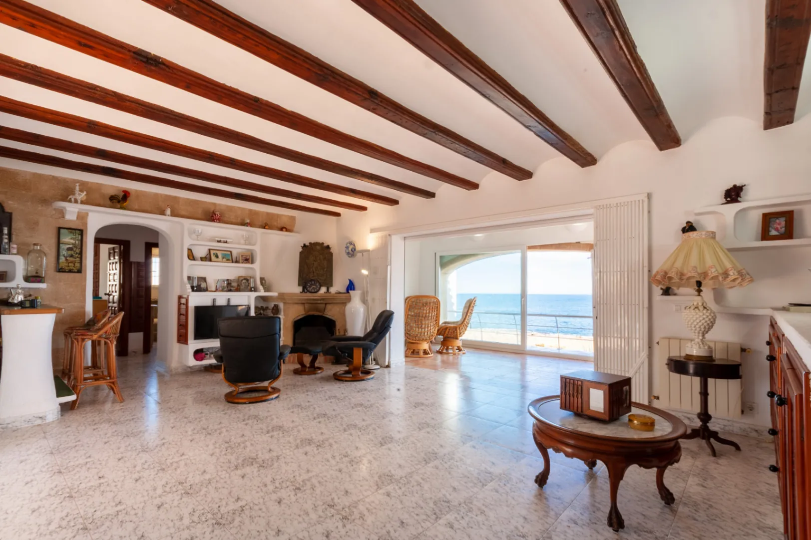Mediterranean villa on the seafront